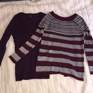 2 long sleeve shirts